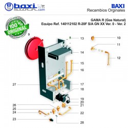 KIT INTERCAMBIADOR MONOTÉRMICO + JUNTAS PLANAS