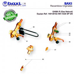 KIT SONDA DE IONIZACIÓN + ELECTRODOS DE ENCENDIDO PARA RF/RS