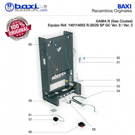 KIT SONDA DE IONIZACIÓN + ELECTRODOS DE ENCENDIDO PARA RF/RS