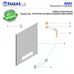 CONJUNTO RÁCORD VASO DE EXPANSIÓN PARA BOMBA DE 3 VÍAS