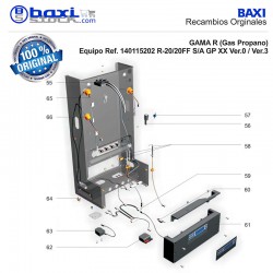 KIT SONDA DE IONIZACIÓN + ELECTRODOS DE ENCENDIDO PARA RF/RS