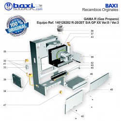 CONJUNTO CAMPANA DE EXTRACCIÓN DE CHAPA