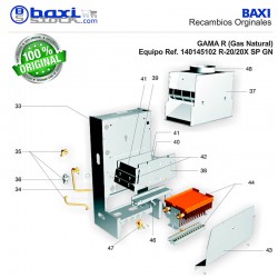 PANEL REFRACTARIO TRASERO RX/RXF