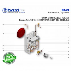 CONJUNTO VASO DE EXPANSIÓN (8 L)