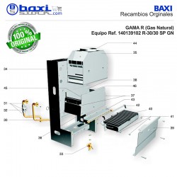 PANEL REFRACTARIO TRASERO R-30/30