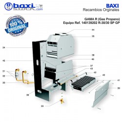 PANEL REFRACTARIO TRASERO R-30/30