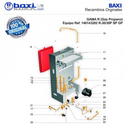 CONJUNTO GRIFO RETORNO CALEFACCIÓN R-30/30