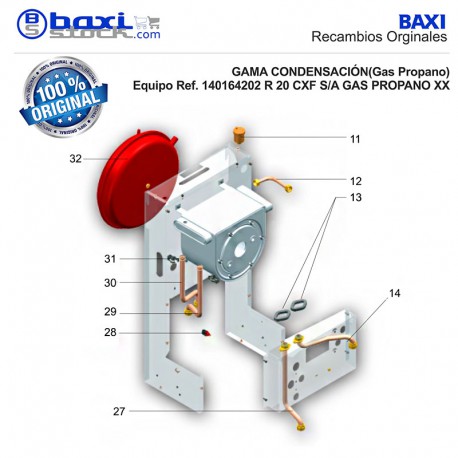 CONJUNTO VASO DE EXPANSIÓN (8 L)