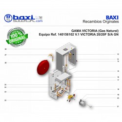 KIT TUBO BY-PASS CON PURGADOR AUTOMÁTICO VICTORIA