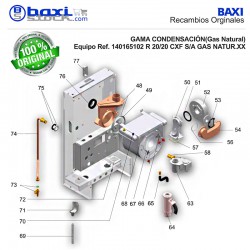 JUNTA DEL EXTRACTOR LADO ASPIRACIÓN R CXF