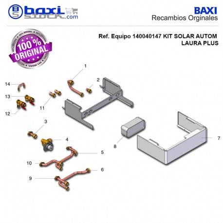 INTERCAMBIADOR 22 PLACAS KIT SOLAR