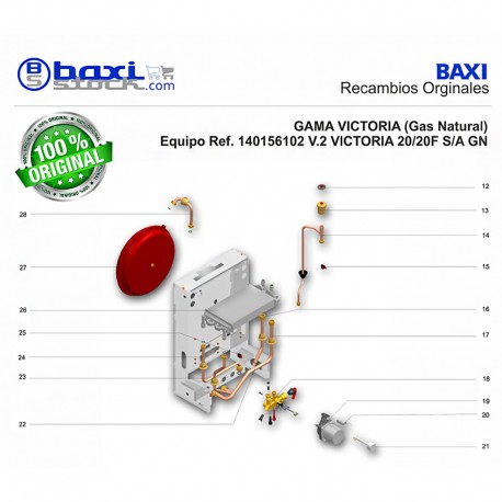 CONJUNTO VASO DE EXPANSIÓN (8 L)