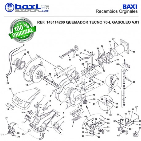 DISCO ESTABILIZADOR TECNO 70L
