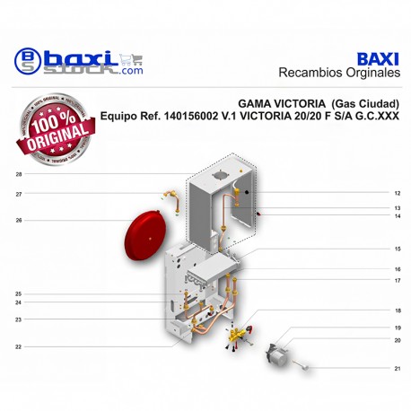 CONJUNTO VASO DE EXPANSIÓN (8 L)