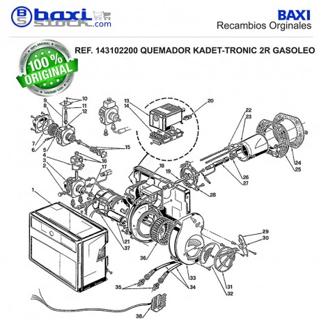 JUNTA TÓRICA PARA LA TAPA DE LA BOMBA CR L-L2/KT (10 UD)