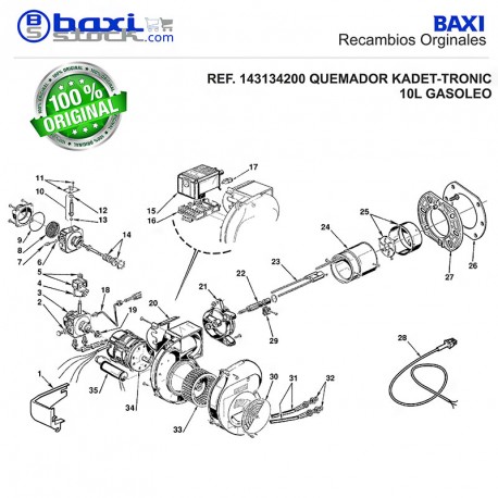 JUNTA TÓRICA PARA LA TAPA DE LA BOMBA CR L-L2/KT (10 UD)