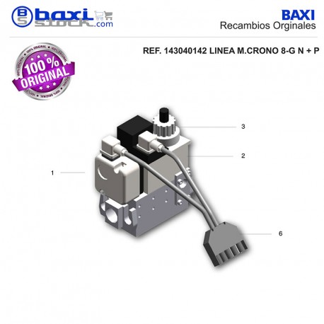 BOBINA 1ª ETAPA RAMPA DE GAS MBDLE 405/407 B01