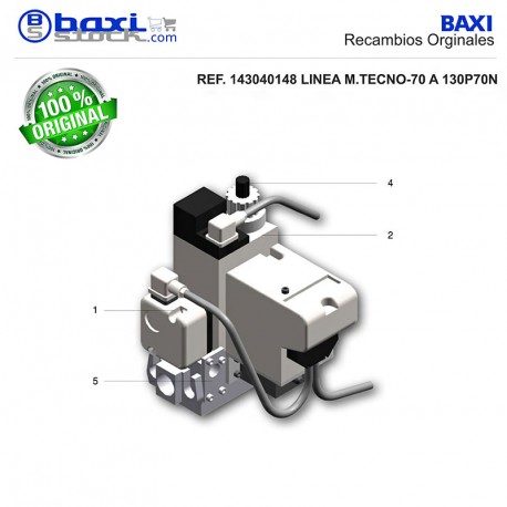 PRESOSTATO PARA RAMPA DE GAS MBDLE 415/420