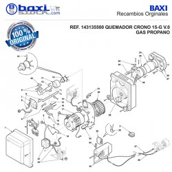 KIT TRANSFORMACION GAS PROPANO CRONO 15G / 15G2