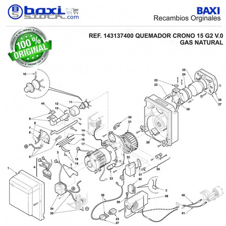 CONECTOR MACHO DE 4 TERMINALES CRONO L2/G2