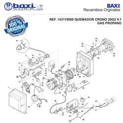 KIT TRANSFORMACION GAS PROPANO CRONO 20G-G2/30G2