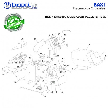 CABEZAL DE COMBUSTION PE20