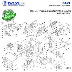 BOCA DE ASPIRACIÓN TECNO 28-38-50 G