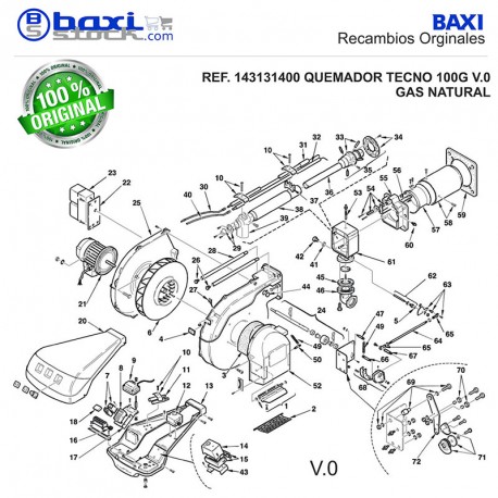 PROTECCIÓN REGISTRO DE AIRE TECNO 70-100-130