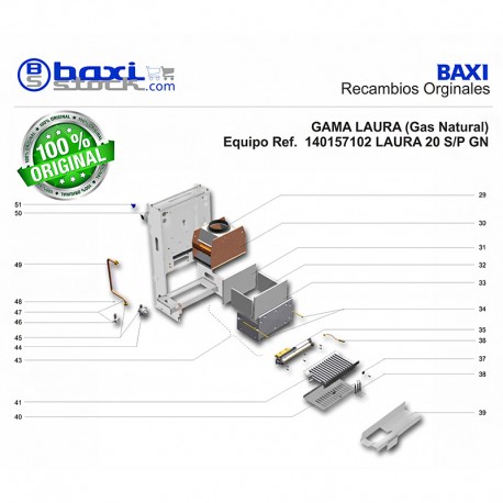 KIT SUJECIÓN CÁMARA DE COMBUSTIÓN R-30/VIC./LAURA