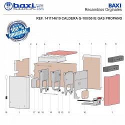 PROTECCIÓN FONDO CÁMARA COMBUSTION G100