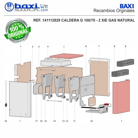 PROTECCIÓN FONDO CÁMARA COMBUSTION G100