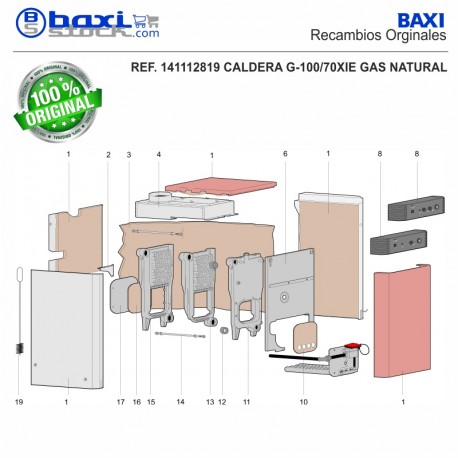 VÁLVULA DE GAS VR4601C B 1024 G100