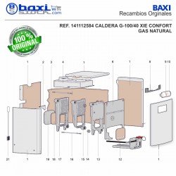 TERMOSTATO SEGURIDAD A 95°C G100 CONFORT