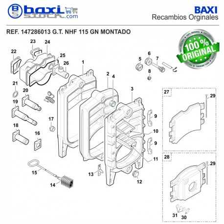 TAPÓN 2 1/2 -1/2 NHF