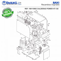 CABLEADO TERMOSTATOS BIOS 45-65-85-100F