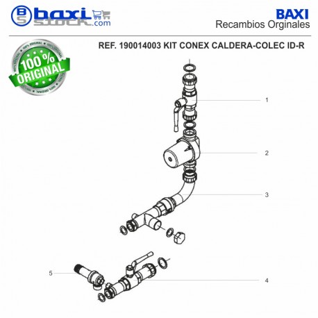 BOMBA UPS 32-80 H9 KIT HID. BIOS 85-100F