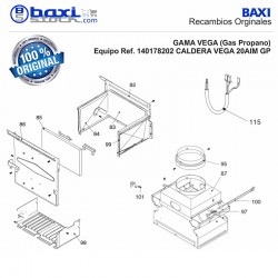 CÁMARA COMBUSTIÓN ROCA VEGA 20 AIM