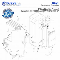 TUBO FLEXIBLE VASO EXPANSIÓN ROCA VEGA