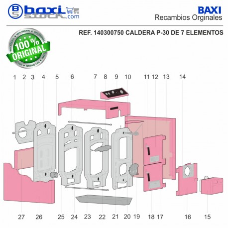 ENVOLVENTE PUERTA CARGA P30