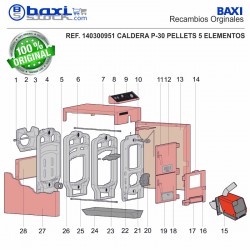 TAPA POSTERIOR + AISLANTE P30