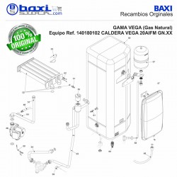 VASO DE EXPANSIÓN CALEFACCIÓN ROCA VEGA