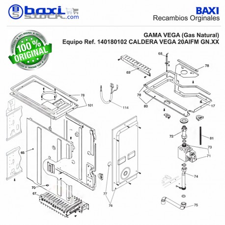 CABLEADO VÁLVULA GAS ROCA VEGA