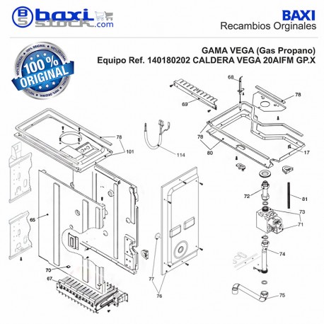VÁLVULA DE GAS ROCA VEGA