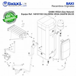 VASO DE EXPANSIÓN CALEFACCIÓN ROCA VEGA