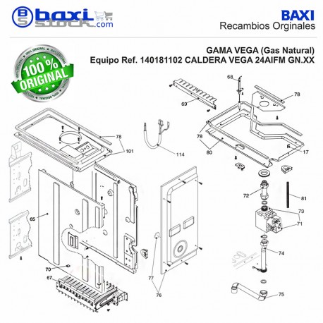 VÁLVULA DE GAS ROCA VEGA