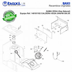 PANEL REFRACTARIO LATERAL IZQUIERDO ROCA VEGA 24 AIFM