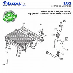 KIT INYECTORES GAS NATURAL DIAMETRO:1,18 VEGA PLUS