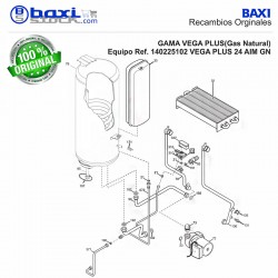 TUBO INTERCAMBIADOR/BOMBA VEGA PLUS