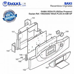 TAPA FRONTAL CUADRO CONTROL VEGA PLUS