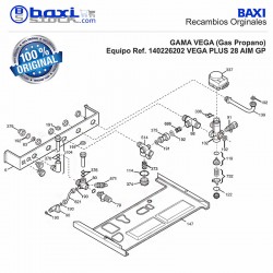 VÁLVULA DE SEGURIDAD 8 BAR ACUMULADOR VEGA PLUS